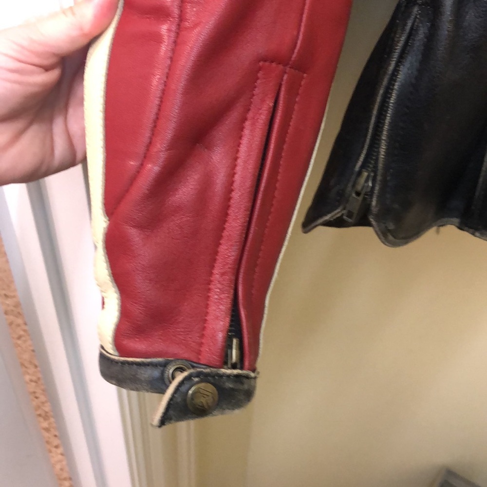 Leather Motorcycle Jacket - Picture 4 of 8